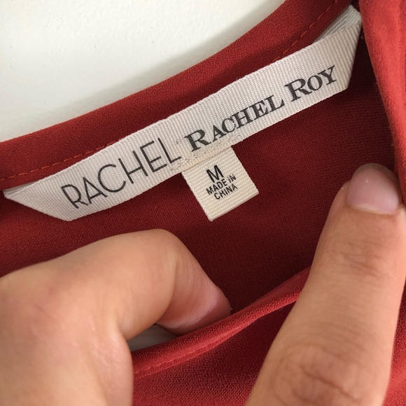 Rachel Roy crêpe Burnt Orange top - Picture 4 of 4